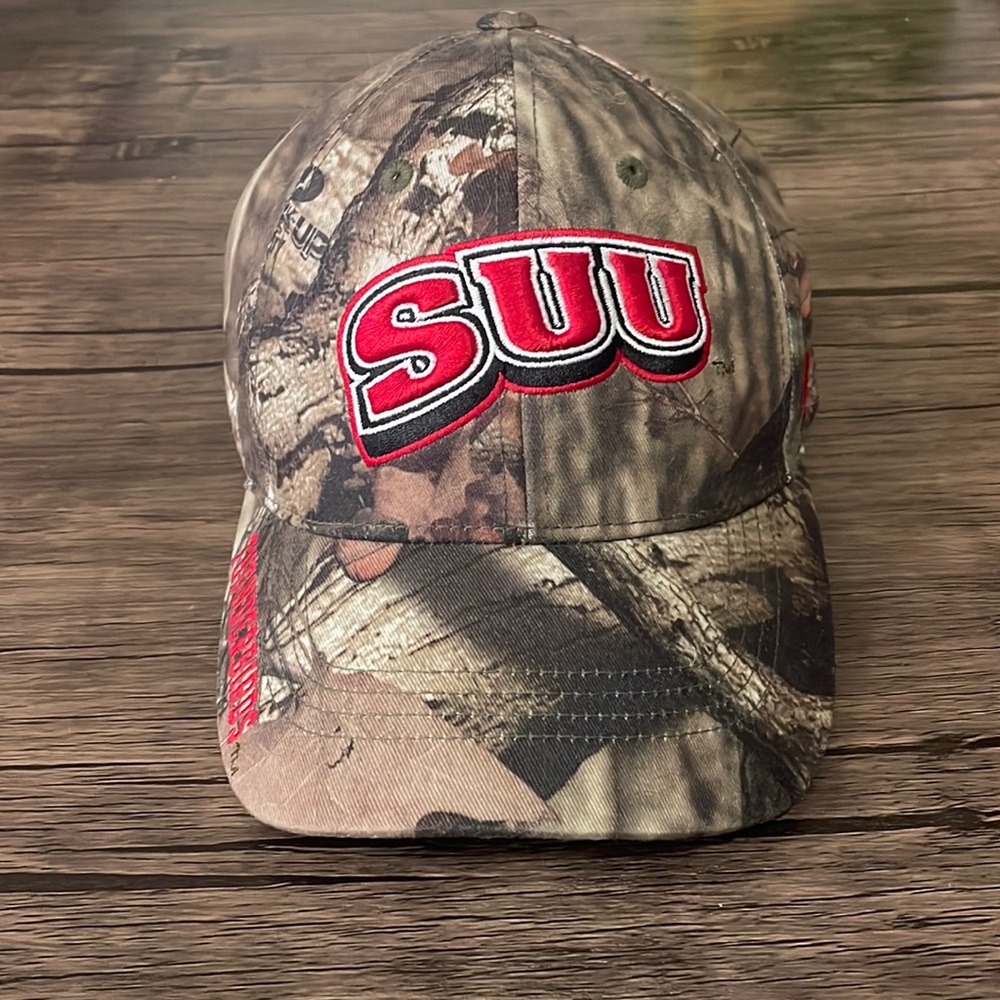 Southern Utah University SUU Thunderbirds Russell Camo Strap Back Adjustable Hat